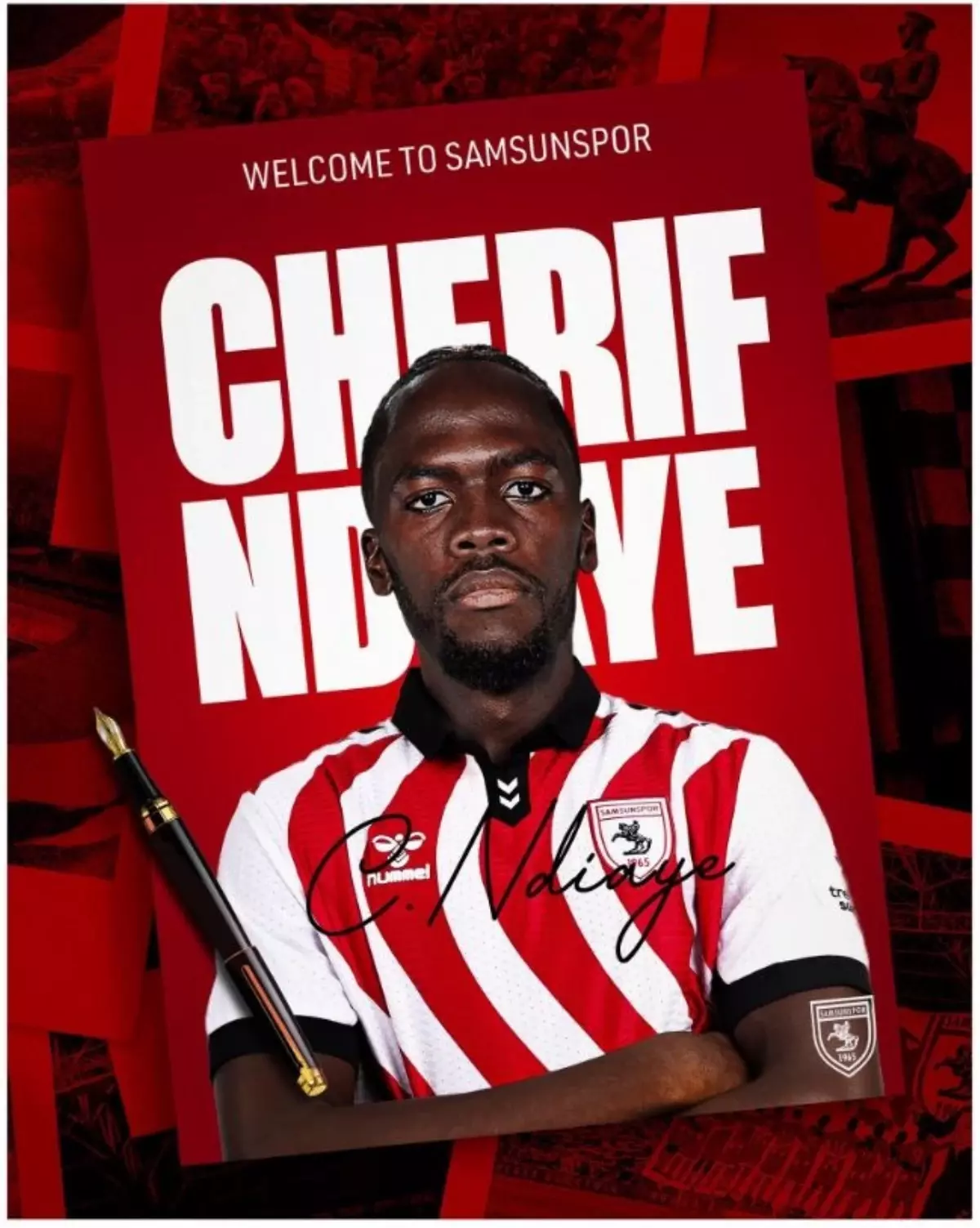 Samsunspor, Cherif Ndiaye ile 4 Yıllık Sözleşme İmzaladı
