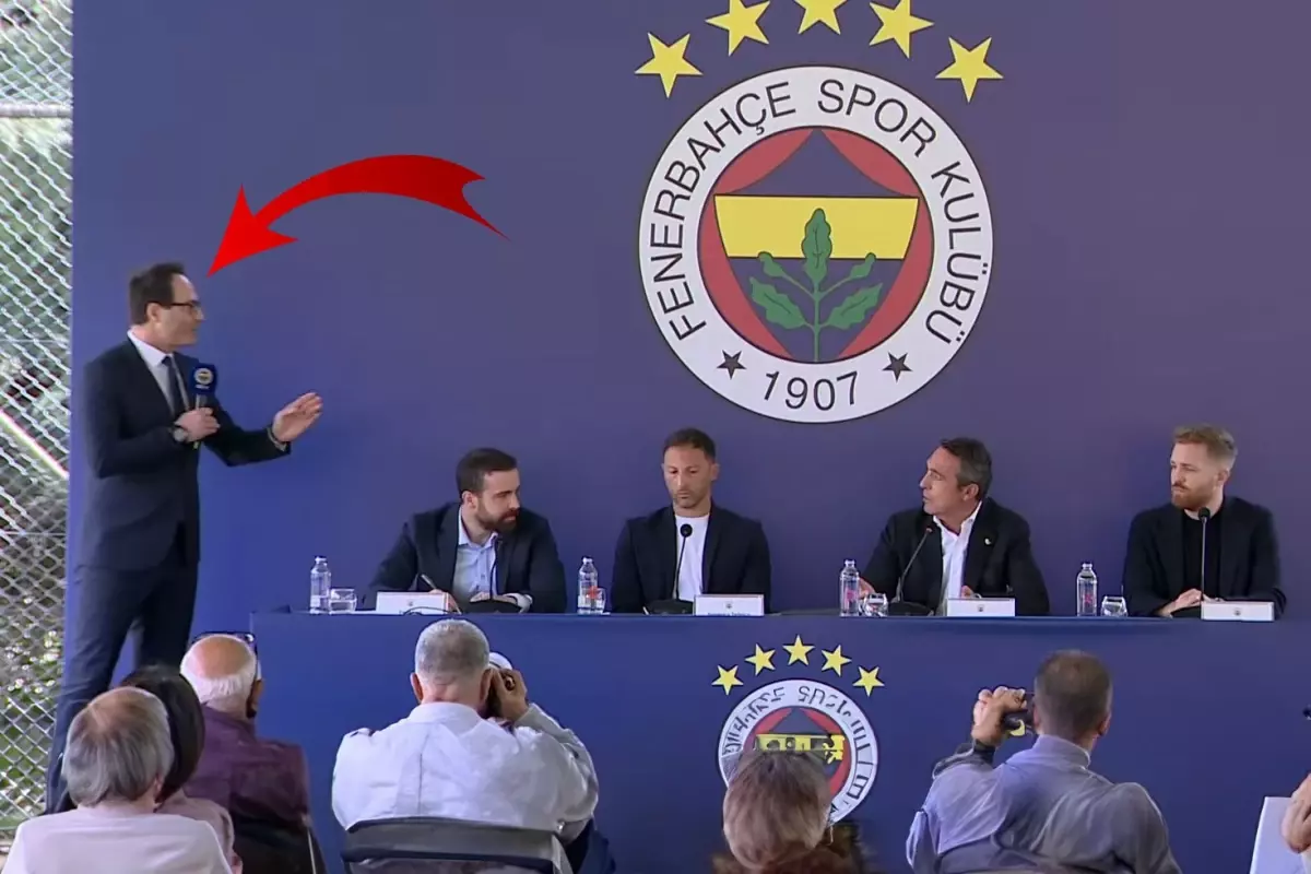 Ali Koç ve moderatör arasında törene damga vuran diyalog
