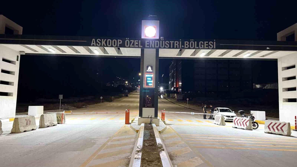 İstanbul Arnavutköy'de Endüstri Bölgesinde Yangın
