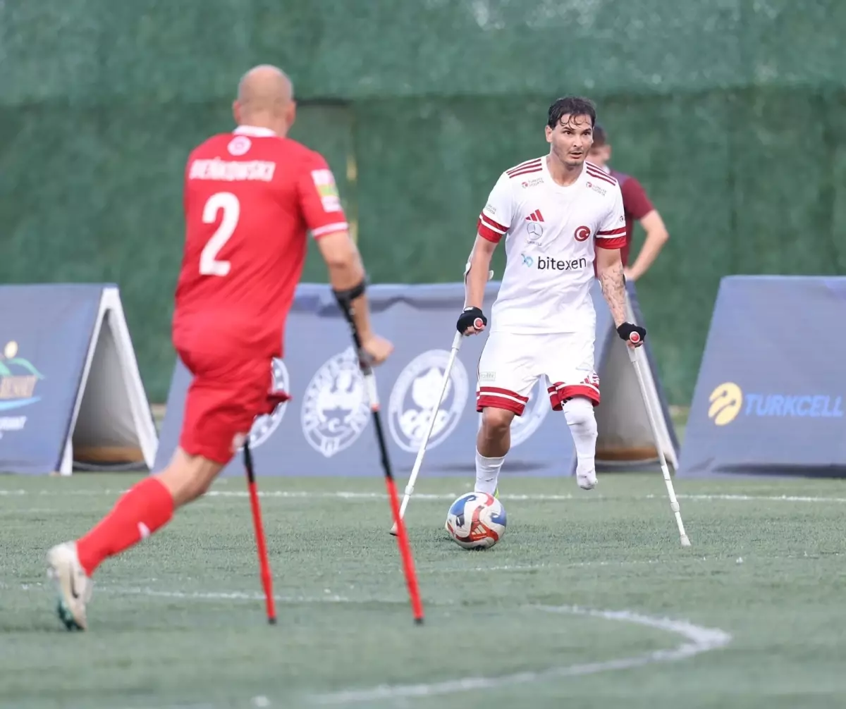 Türkiye Ampute Futbol Takımı, Polonya'ya 4-2 Mağlup Oldu
