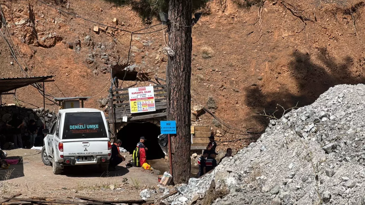Denizli'de Krom Madeninde Göçük: 2 İşçi Mahsur Kaldı
