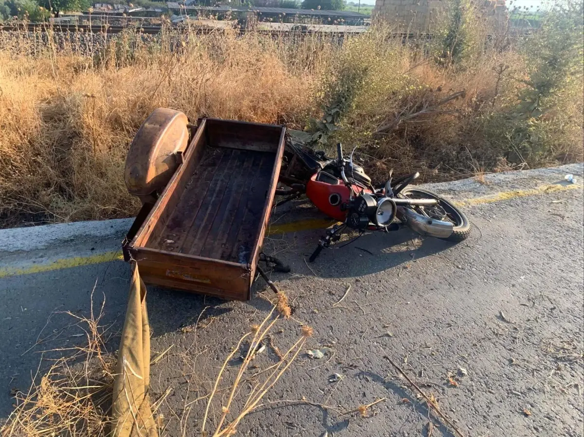 Salihli'de Kamyonet ile Motosiklet Çarpışması: 1 Ölü