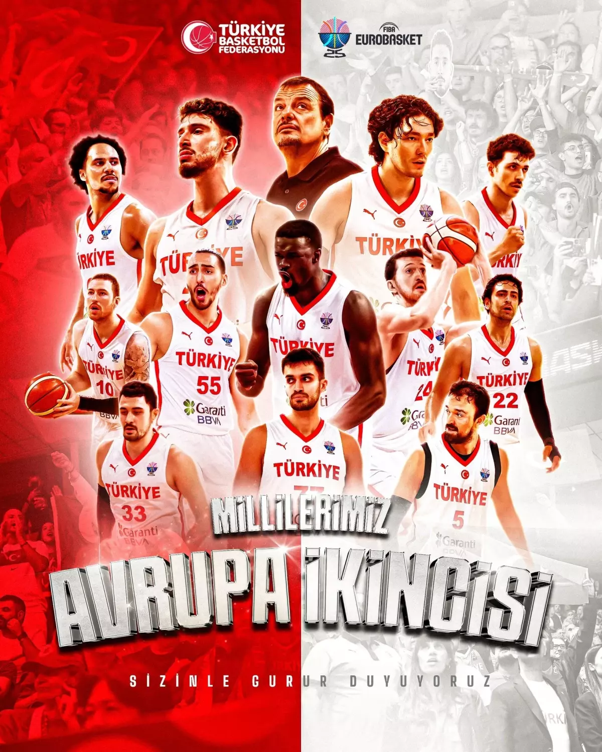 Türkiye, EuroBasket 2025'te Almanya'ya Yenilerek İkinci Oldu