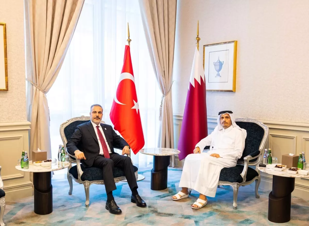 Dışişleri Bakanı Hakan Fidan Doha'da Görüşmelerde Bulundu
