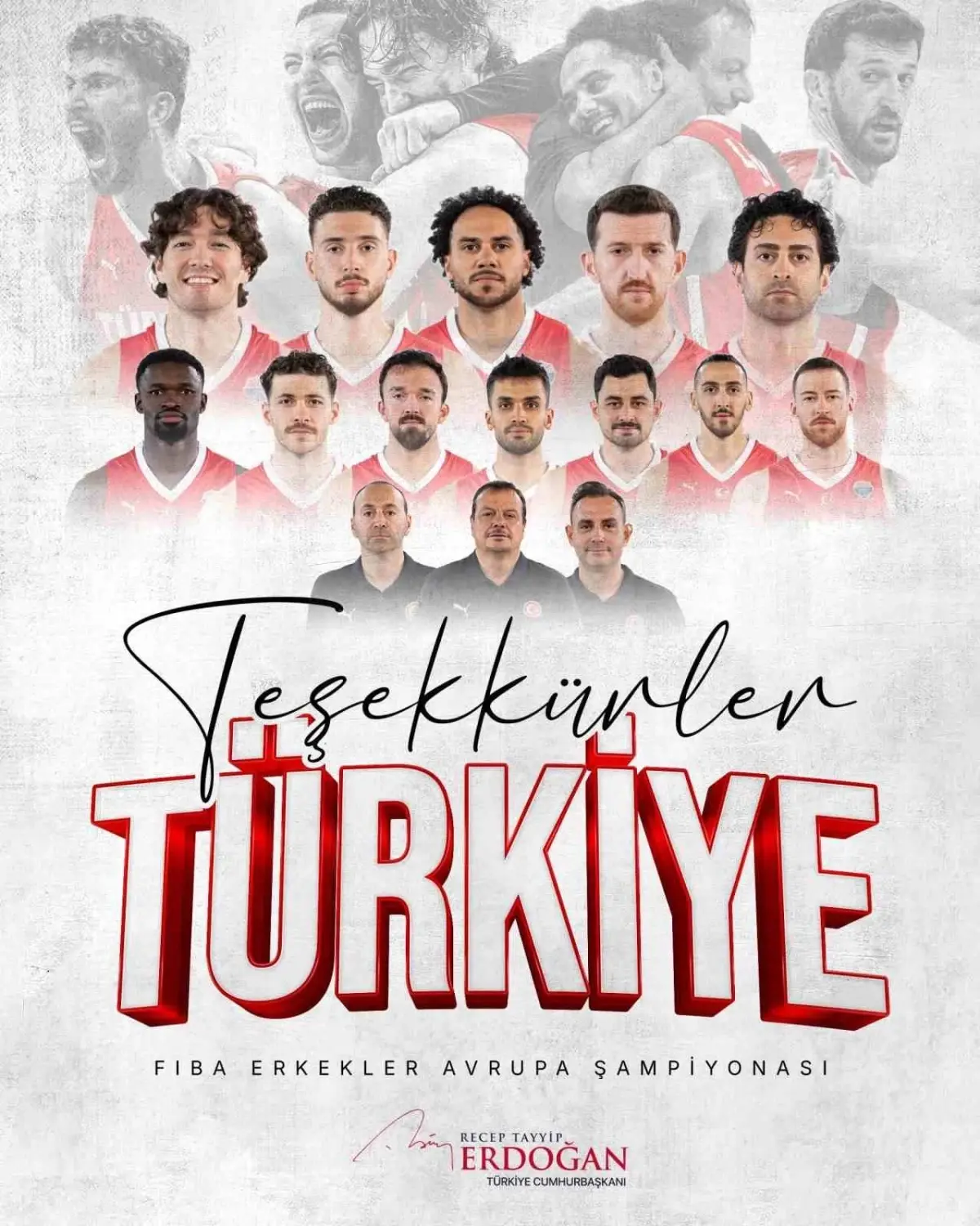 Erdoğan, A Milli Takımı Tebrik Etti