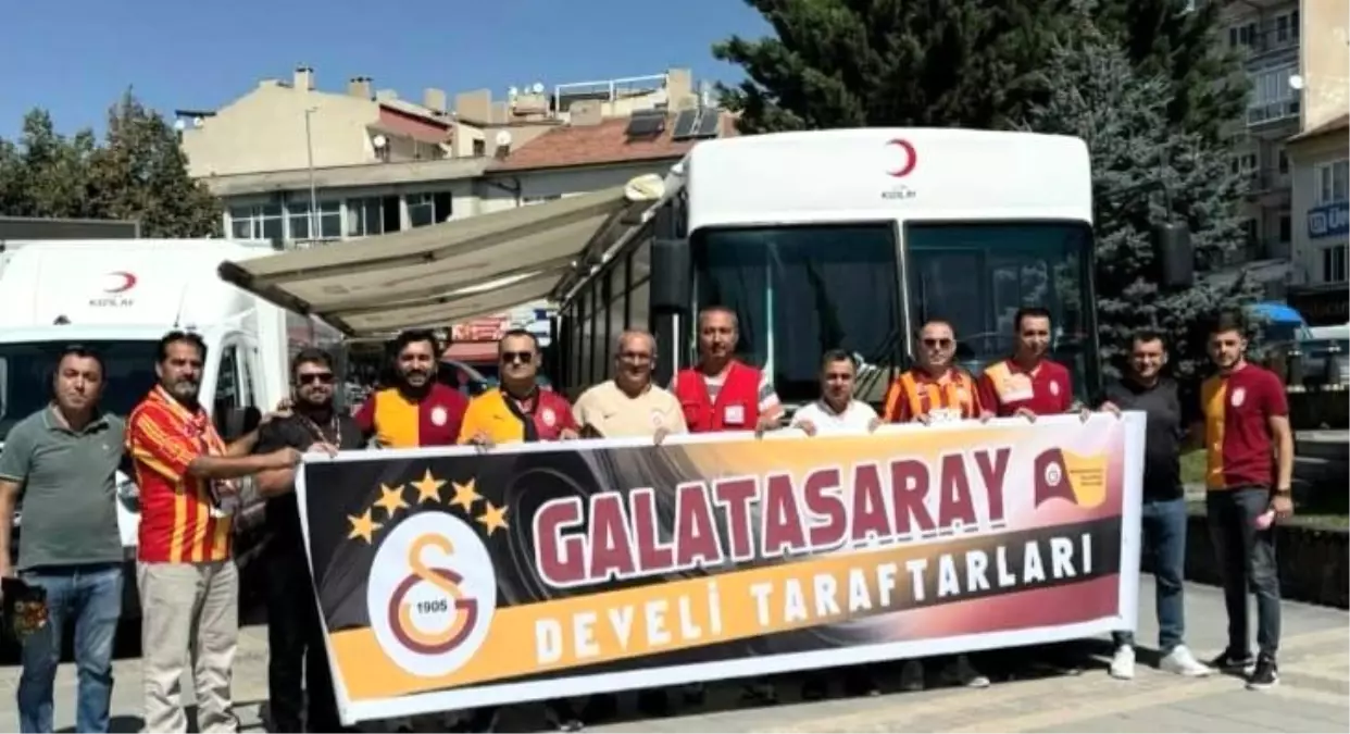 Develi'de Galatasaray Taraftarından Rekor Kan Bağışı