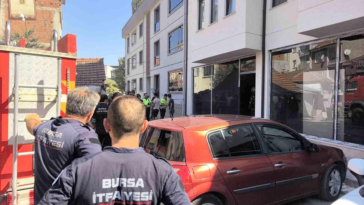 İnegöl'de korkutan yangın