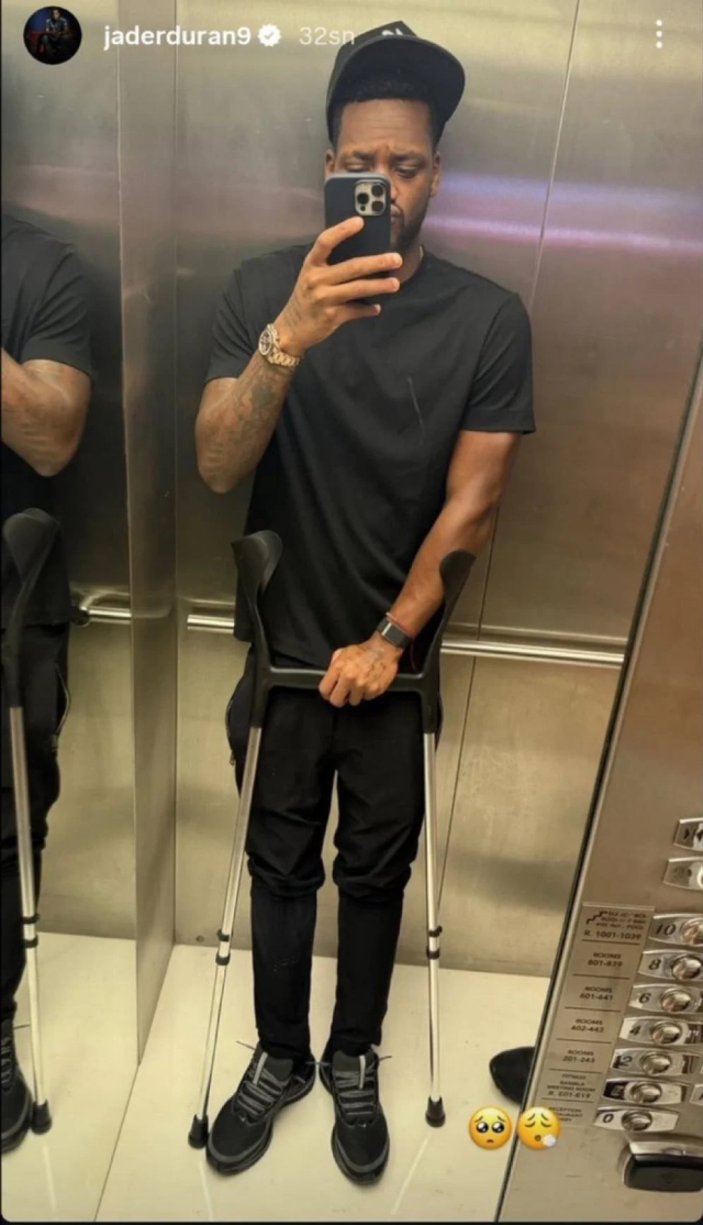 The photo that worried Fenerbahçe fans from Jhon Duran! Deleted in a hurry