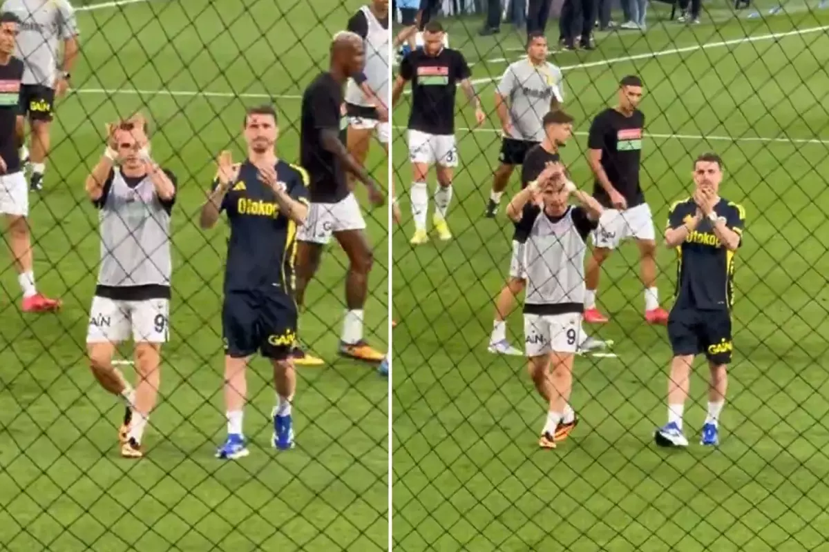 Mert Hakan Yandaş ve Kerem Aktürkoğlu, taraftarın isteğine kayıtsız kalamadı