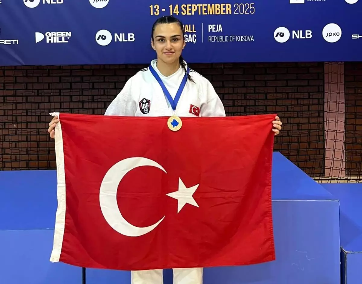 Rümeysa Koto, Balkan Judo Şampiyonası'nda Şampiyon Oldu