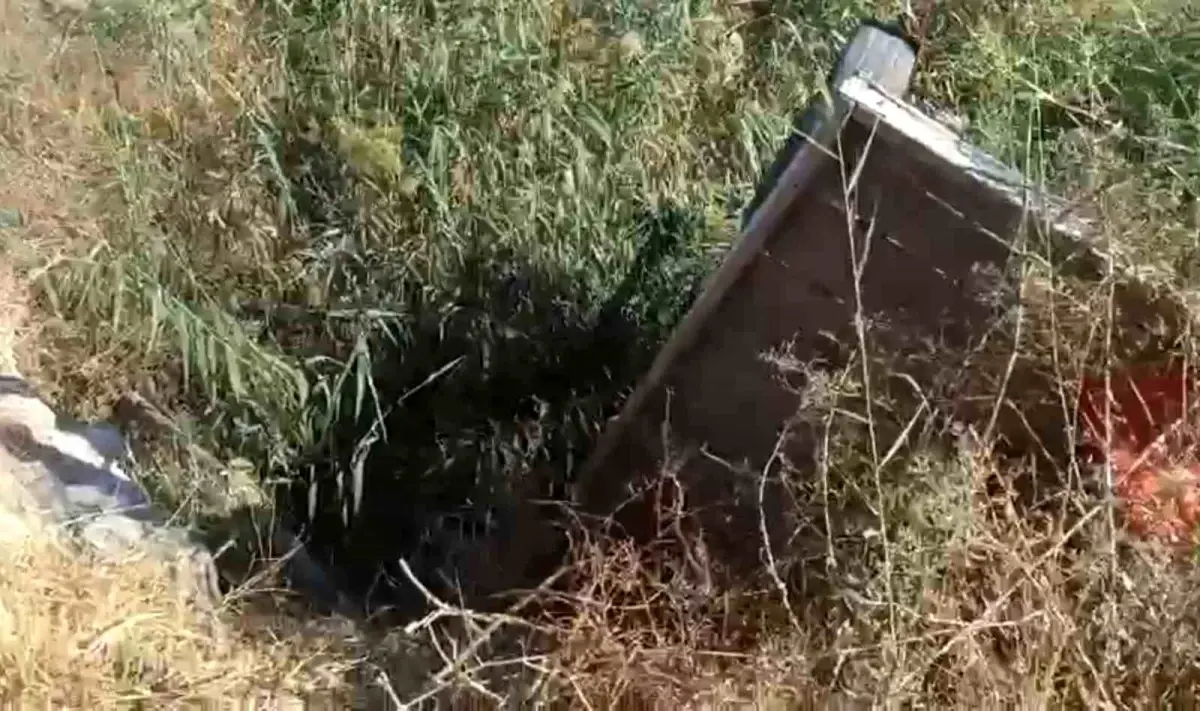 Tahliye Kanalına Düşen At, İtfaiye Ekipleri Tarafından Kurtarıldı