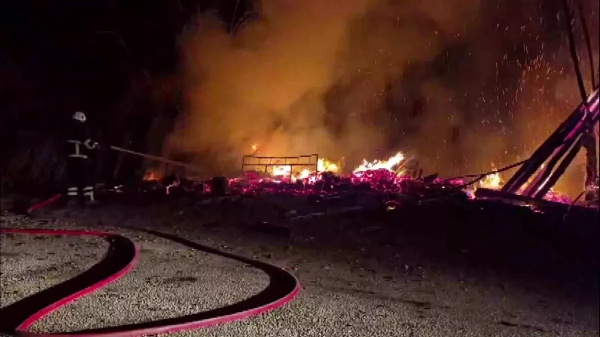 Amasya'da Tüp Patlamalı Yangın Korku Dolu Anlar Yaşattı