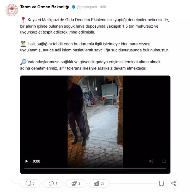 Scandal in the city known for meat! 1.5 tons of meat destroyed
