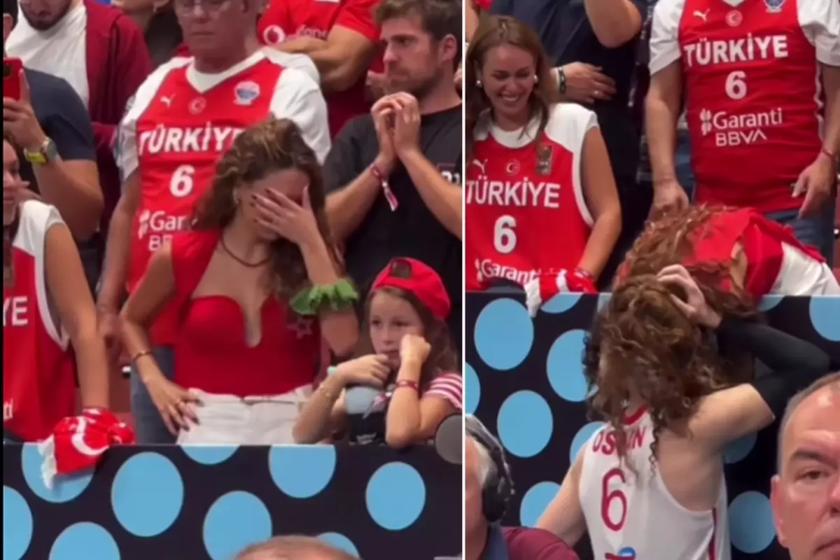 Cedi Osman ve Ebru Şahin'in duygusal anları kamerada