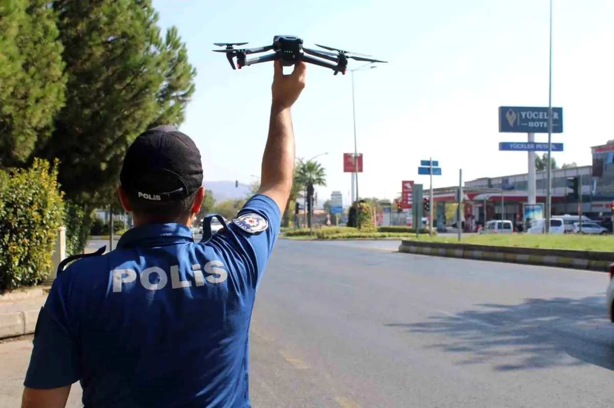 Aydın'da Drone Destekli Trafik Denetimleri Artış Gösterdi