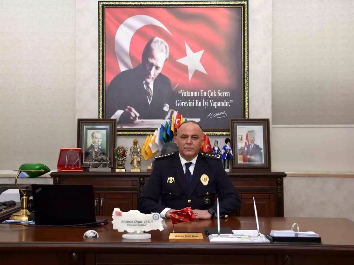 Emniyet Müdürü Mehmet Ömür Saka, Kars'a veda etti