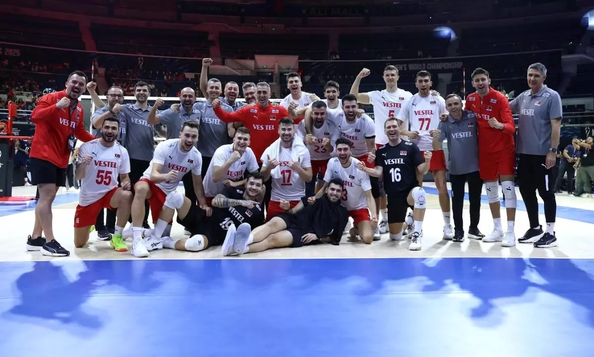 A Milli Erkek Voleybol Takımı, Libya'yı 3-1 Mağlup Etti