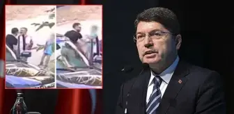 Görüntüler infial yarattı! Çocuklarının yanında babaya vuran şahıs için gözaltı kararı