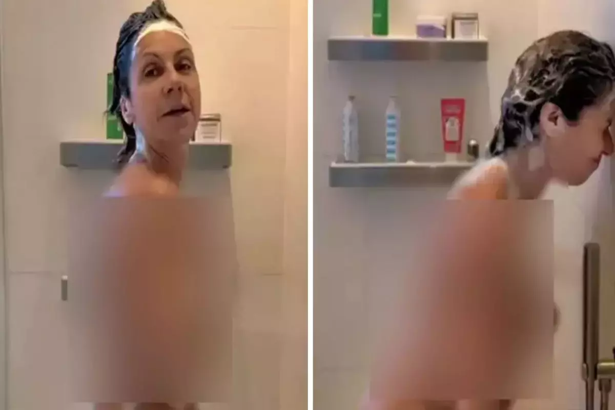 Kamera kayıttaydı! Ünlü İngiliz sunucu müjdeli haberi duştayken aldı