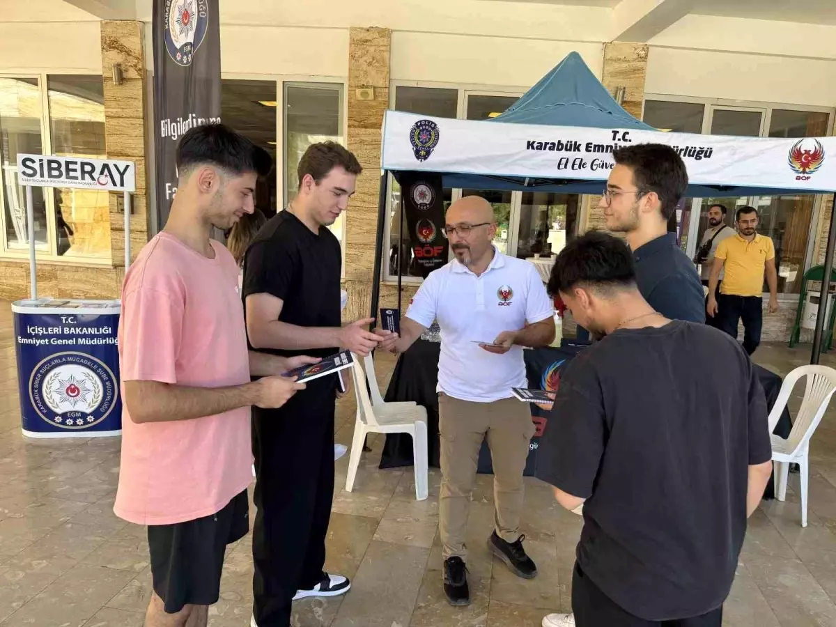 Karabük'te Üniversite Öğrencilerine Güvenlik Bilgilendirmesi