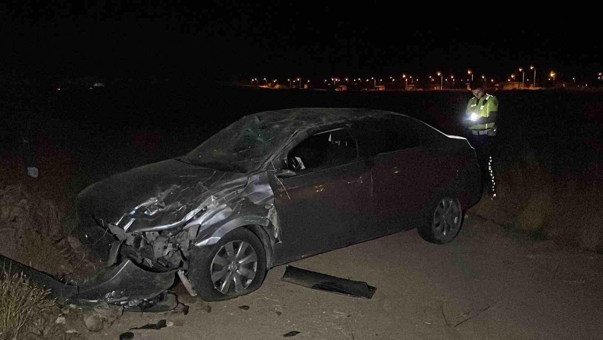 Karaman'da Takla Atan Araç Kazasında 1 Yaralı