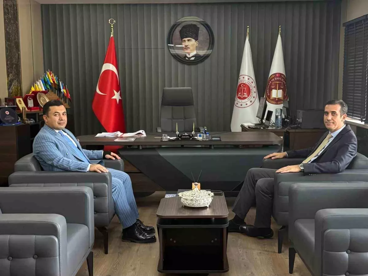 Bozyazı Kaymakamı ve Anamur Başsavcısı Bir Araya Geldi