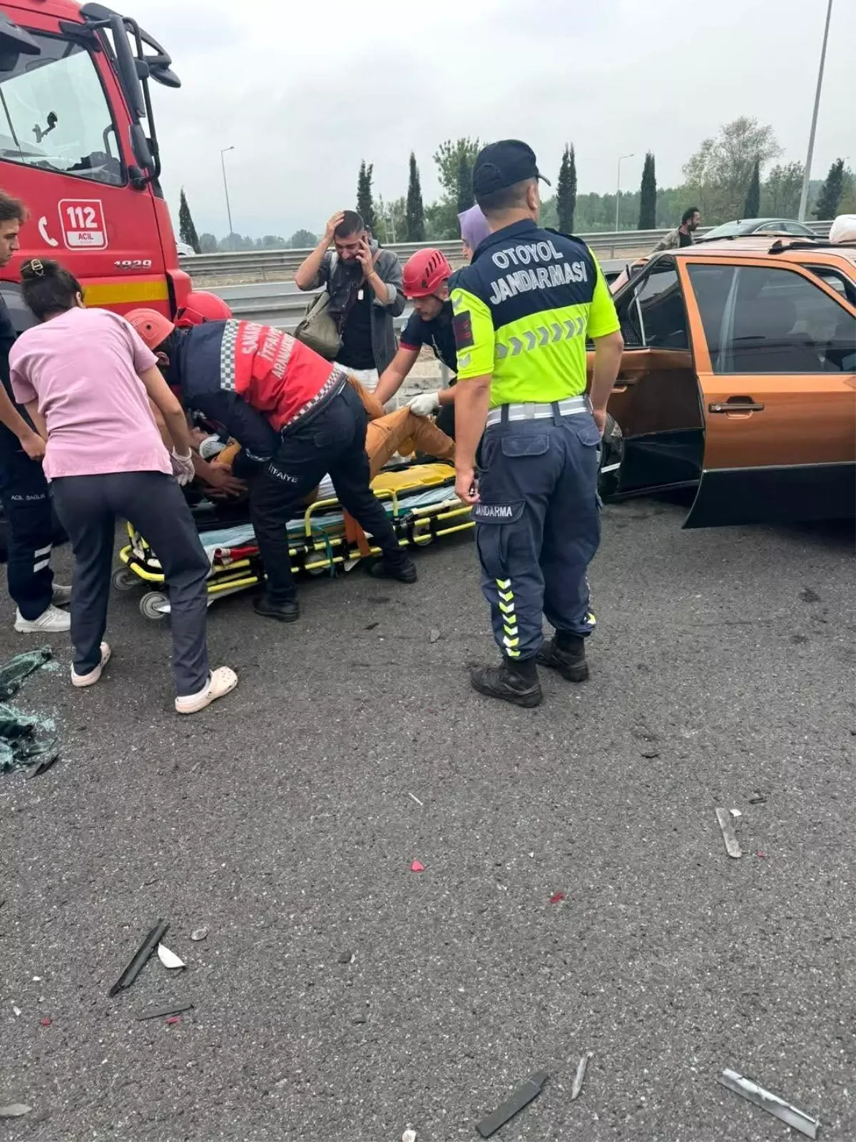 Kuzey Marmara Otoyolu'nda Trafik Kazası: 5 Yaralı