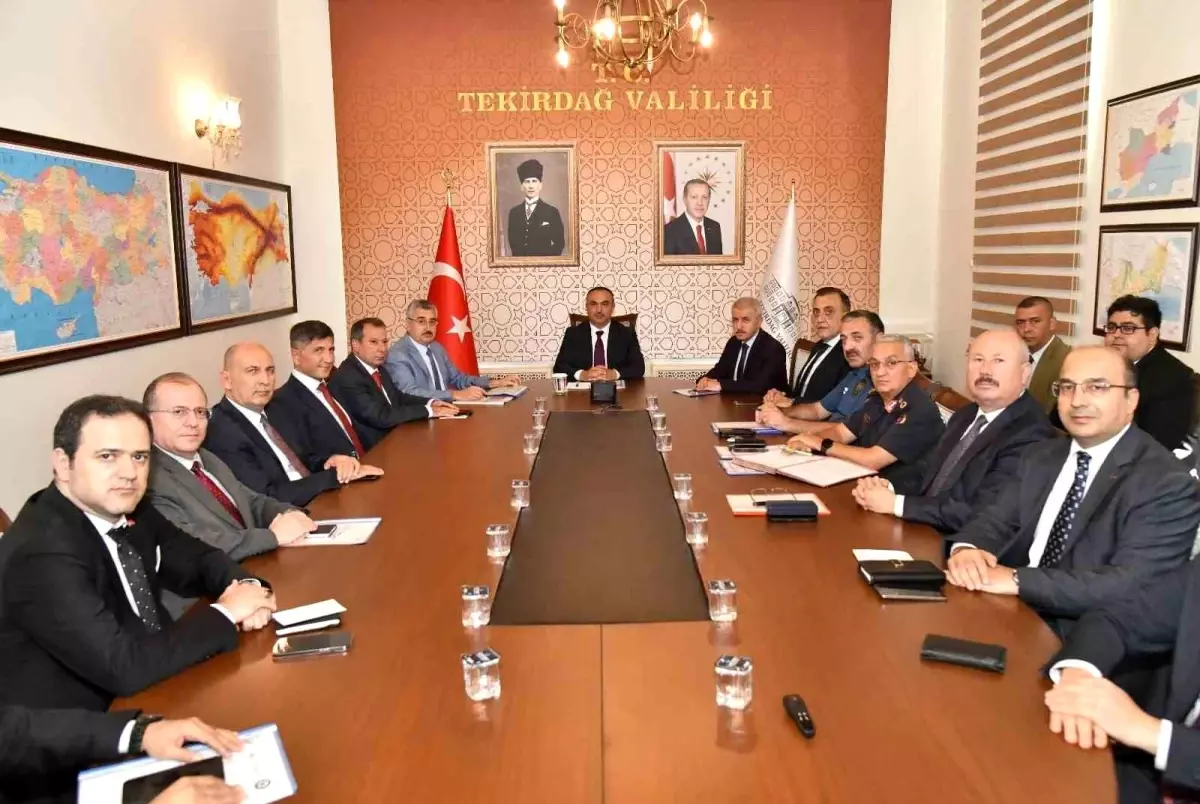 Tekirdağ'da 2025-2026 Akademik Yılı Güvenlik Toplantısı Düzenlendi
