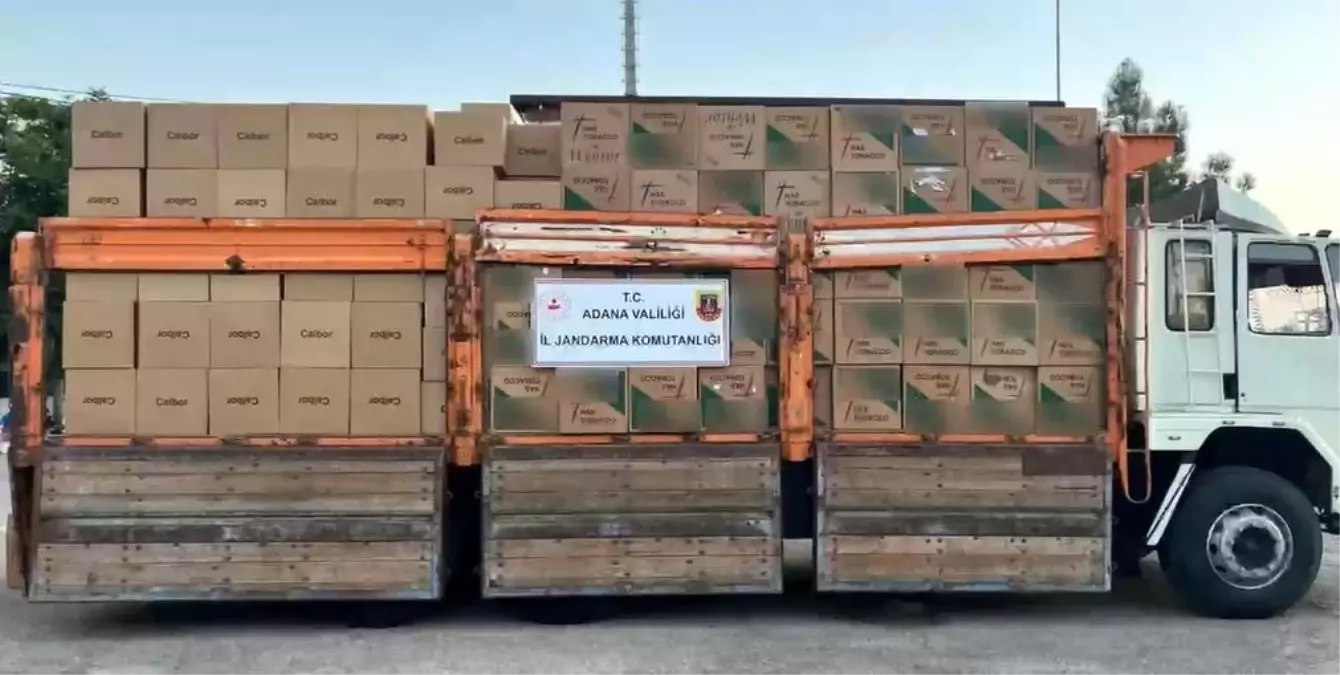 Adana'da Sahte Bandrollü 5.5 Milyon Makaron Ele Geçirildi