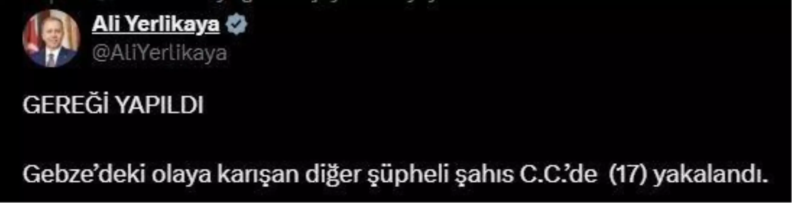 Gebze'de Tokat Atan Şüpheli Yakalandı