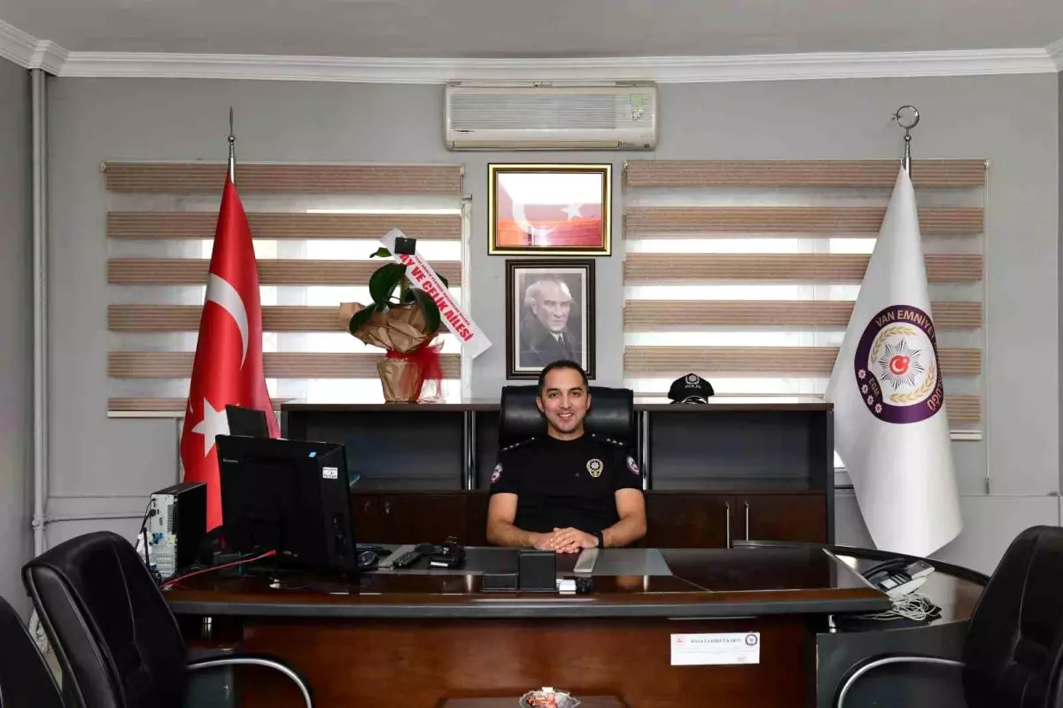 Başkomiser Ahmet Erdem Çelik Çatak Emniyet Amirliği'ne atandı