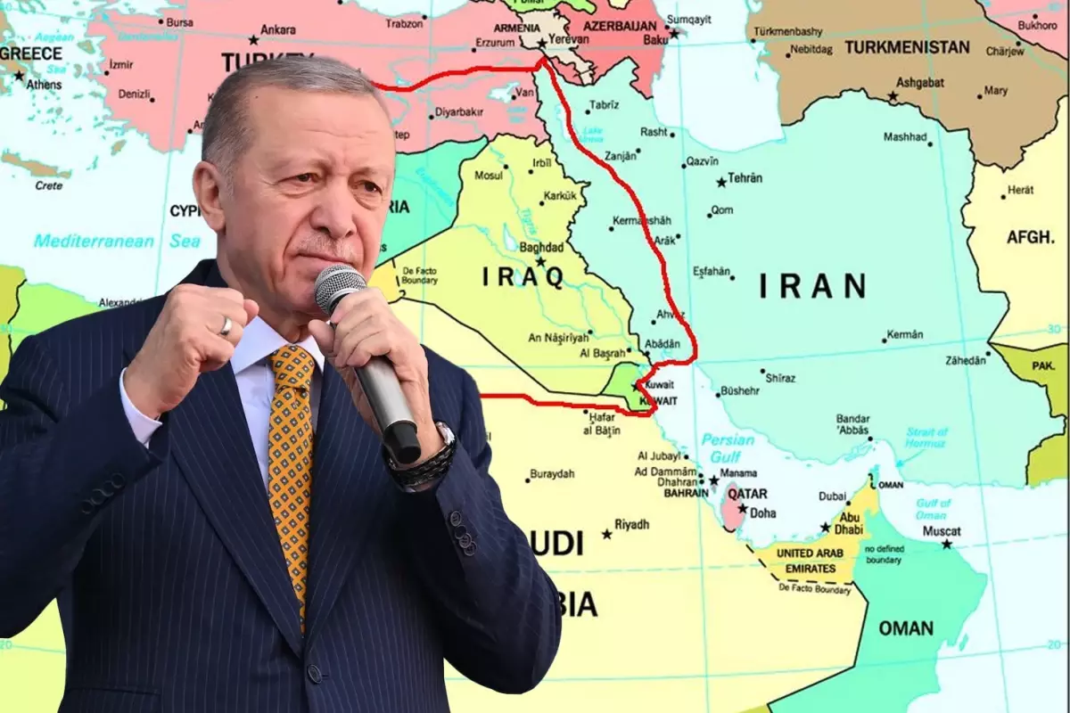 Cumhurbaşkanı Erdoğan'a İsrail'in 'Vadedilmiş topraklar' haritası soruldu