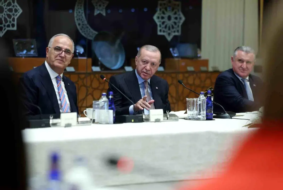 Erdoğan, Voleybol Takımı'nı Kabul Etti