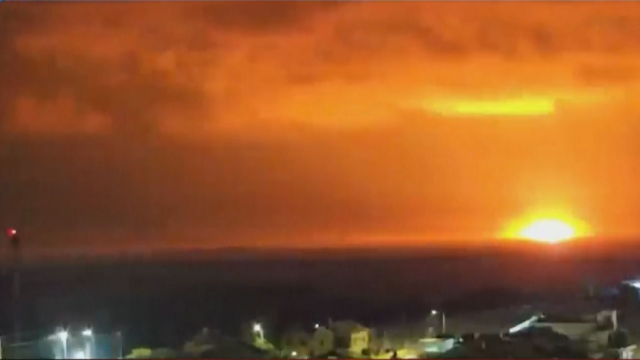 First images from Israel's ground operation launched against Gaza