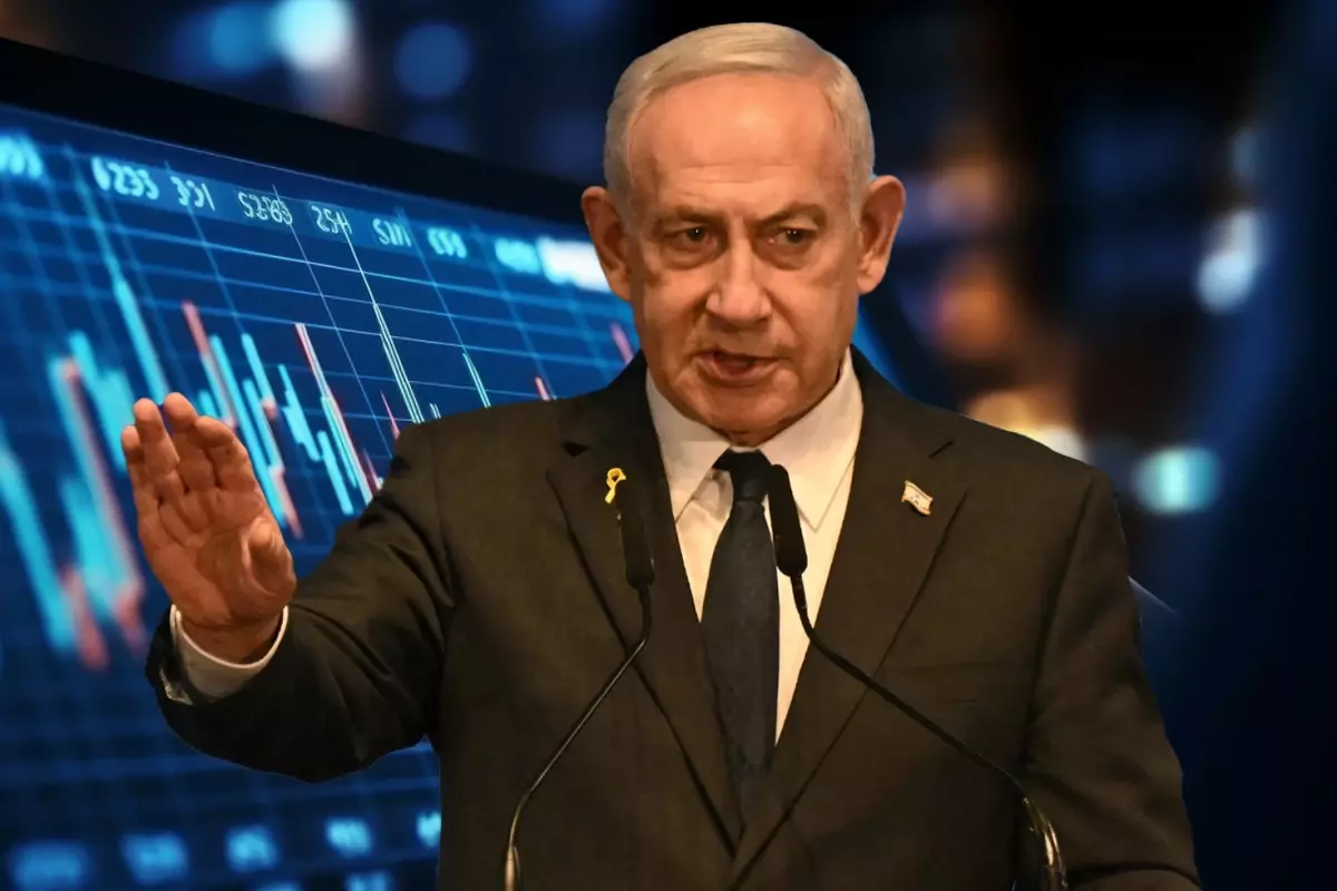 Netanyahu'ya borsa şoku! Apar topar basın toplantısı düzenledi