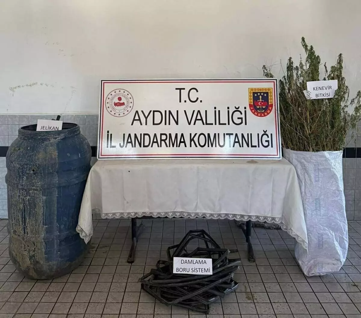 Buharkent'te Yasa Dışı Kenevir Operasyonu: 5 Gözaltı