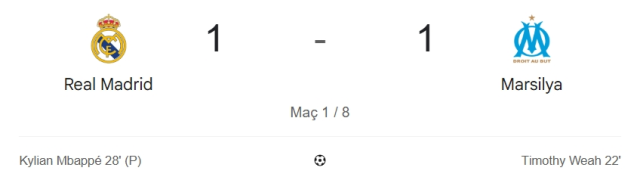 Real Madrid Marsilya maçı kaç kaç, bitti mi? MAÇ SONUCU! Real Madrid Marsilya golleri kim attı, canlı maç anlatımı! Real Madrid Marsilya maçı kaç kaç, bitti mi? MAÇ SONUCU! Real Madrid Marsilya golleri kim attı, canlı maç anlatımı!