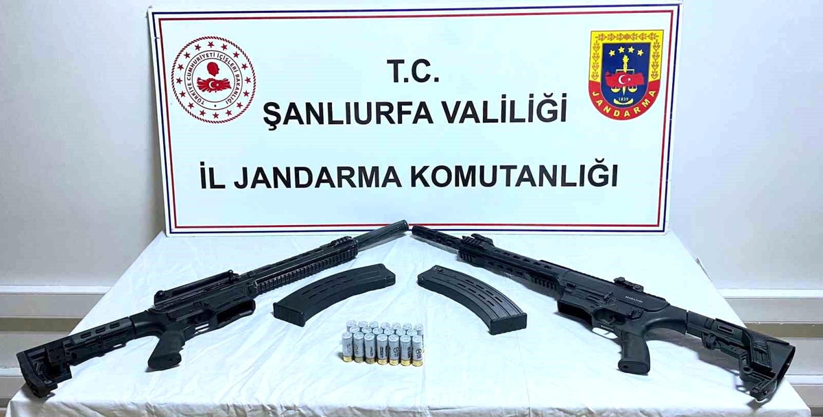 Şanlıurfa'da Ruhsatsız Silah Operasyonu