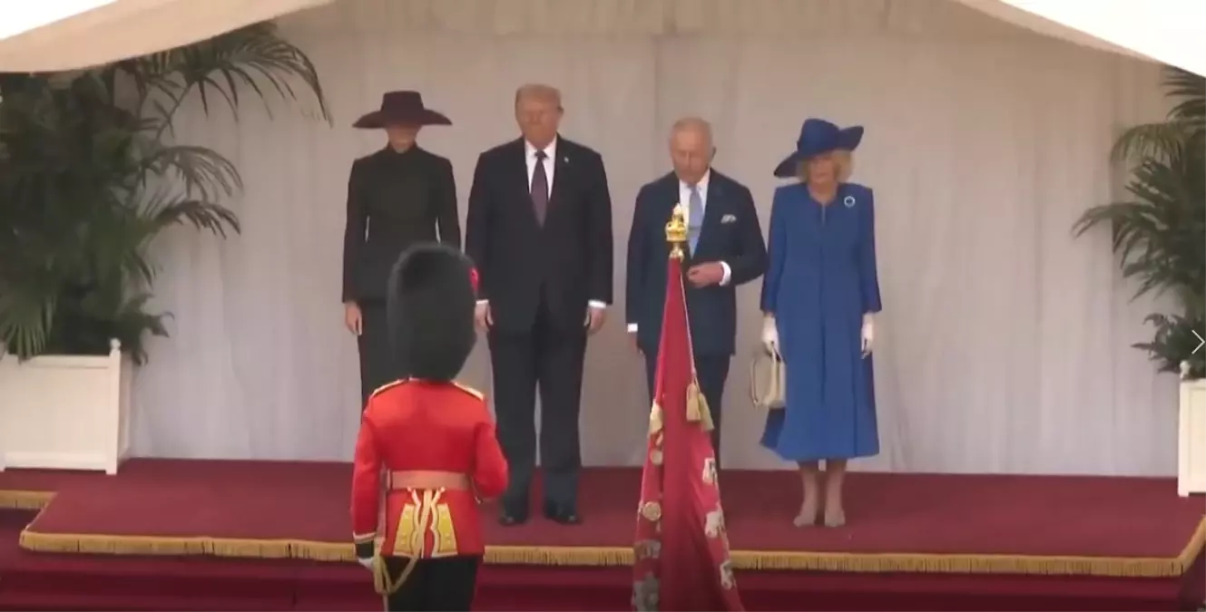 Trump, Kral 3. Charles ile Windsor Kalesi'nde Buluştu
