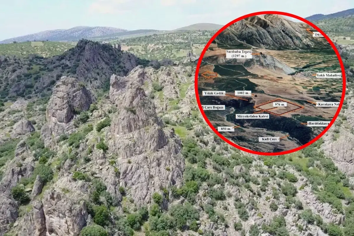 Anadolu'nun tapusu burada alındı! 849 yıldır kayıp olan Miryekefalon Kalesi'nin yeri bulundu