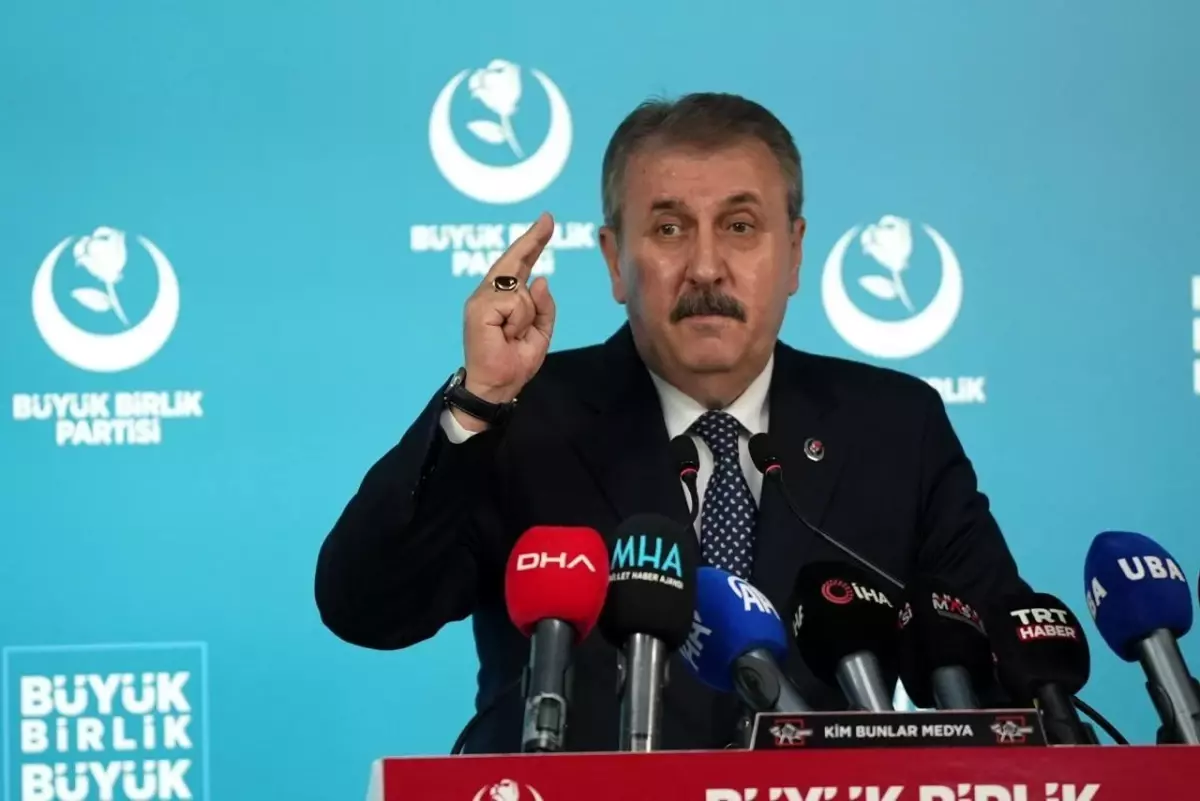 BBP Genel Başkanı Destici: 'Müslümanlar sabreder ama günü geldiğinde Kudüs'ün hesabını sorar'