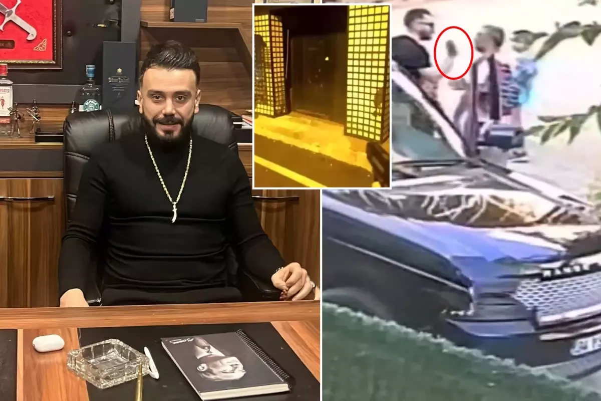 Çocuklarının yanında babaya tokat atan şahsın iş yeri kurşunlandı