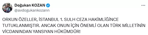 Retired Colonel Orkun Özeller arrested