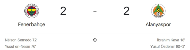 Fenerbahçe Alanyaspor maç özeti ve golleri! (VİDEO) Fenerbahçe Alanyaspor geniş özeti! Golleri kim attı, maç kaç kaç bitti?