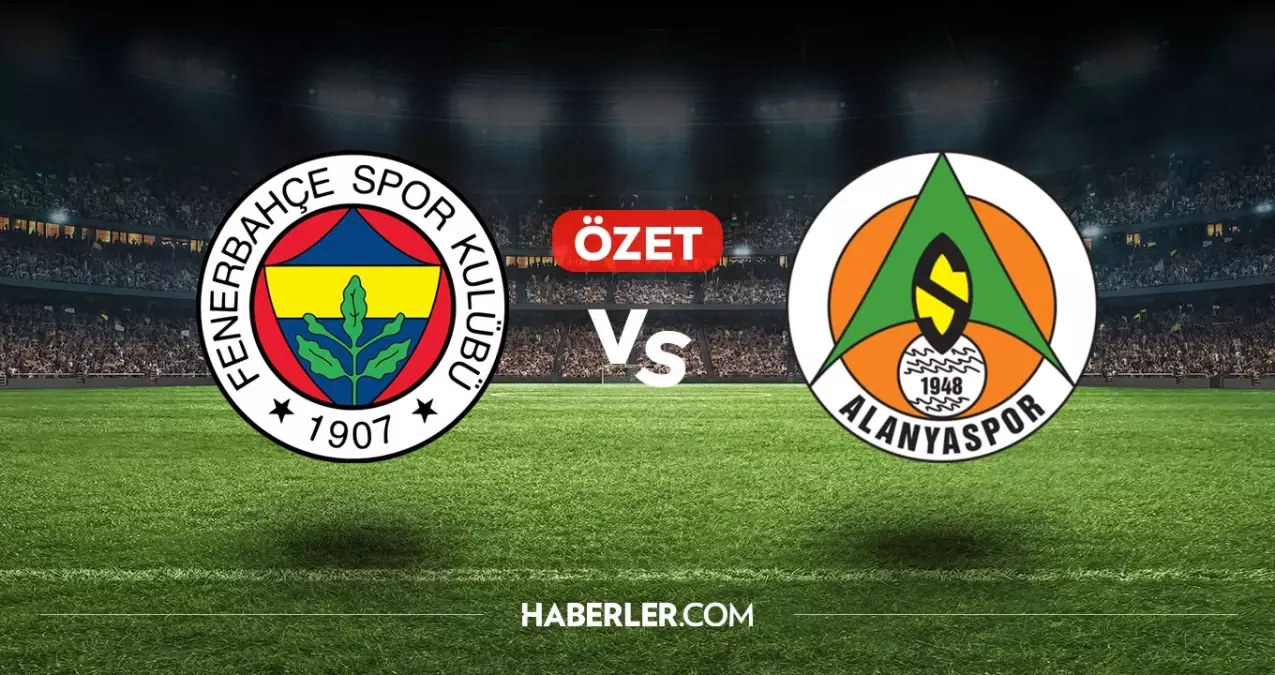 Fenerbahçe Alanyaspor maç özeti ve golleri! (VİDEO) Fenerbahçe Alanyaspor geniş özeti! Golleri kim attı, maç kaç kaç bitti?