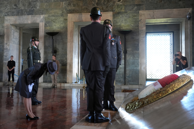Princess Akiko Mikasa of Japan visited Anıtkabir