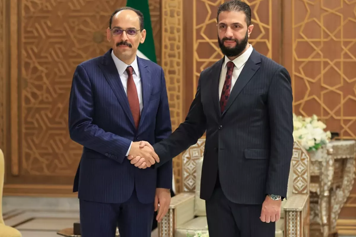 MİT Başkanı İbrahim Kalın, Şam'da Cumhurbaşkanı Ahmed Şara ile Görüştü
