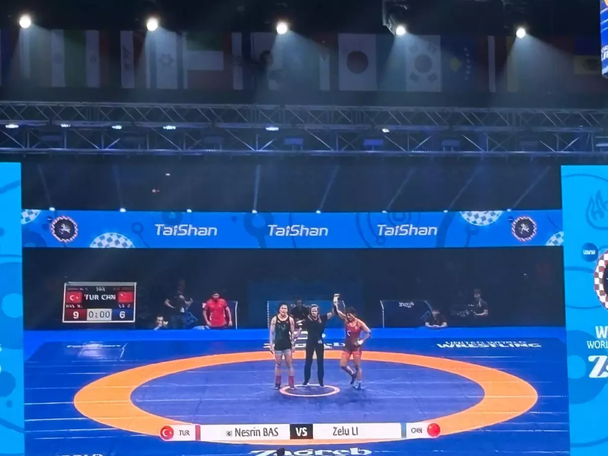 Nesrin Baş Finalde! Güreş Şampiyonasında Altın Madalya Peşinde