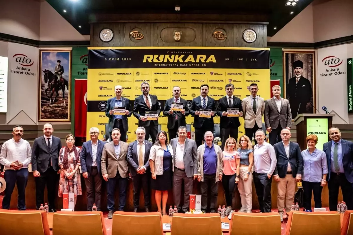 Ankara'da Uluslararası Runkara Yarı Maratonu Lansmanı Yapıldı