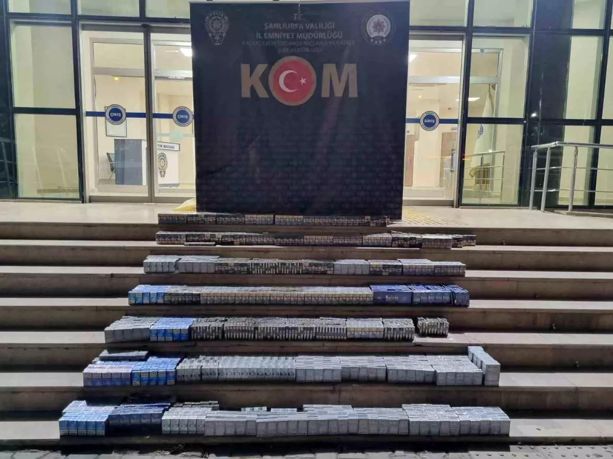 Şanlıurfa'da Kaçakçılık Operasyonunda 14 Gözaltı, 2 Tutuklama